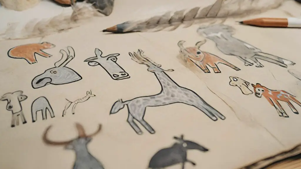 animals drawings