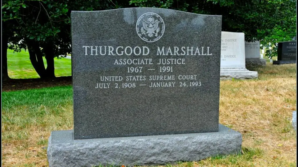 Where is Thurgood Marshall Buried
