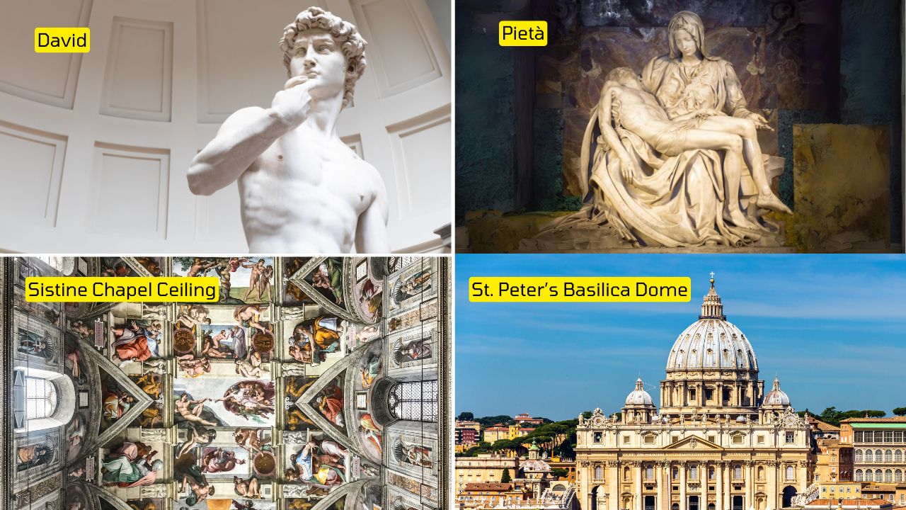 Michelangelo’s Major Works