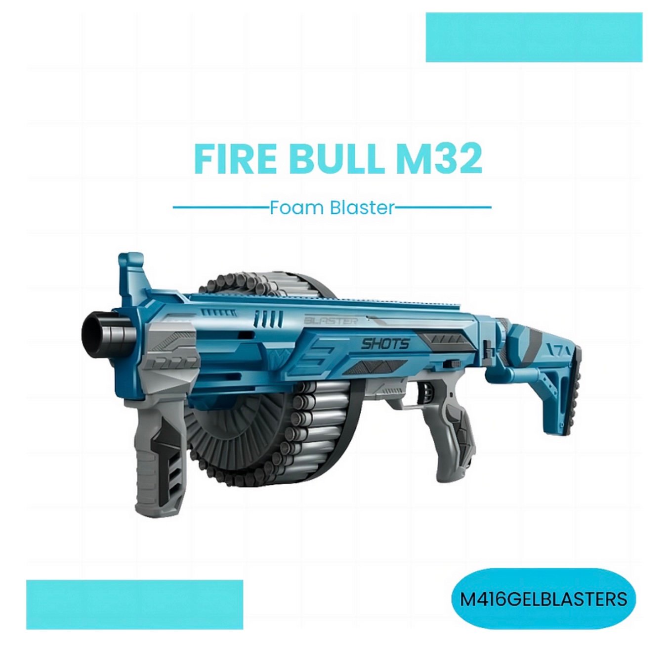 Fire Bull M32 Blaster: Ultimate Realistic Gel Blaster for Enthusiasts
