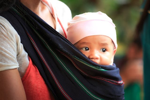 Using a Baby Sling
