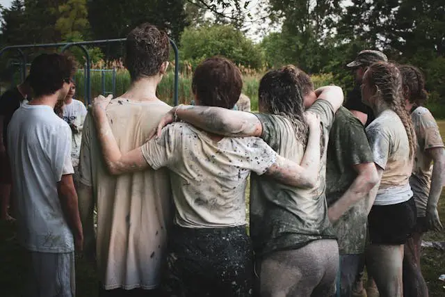 summer camp group photo